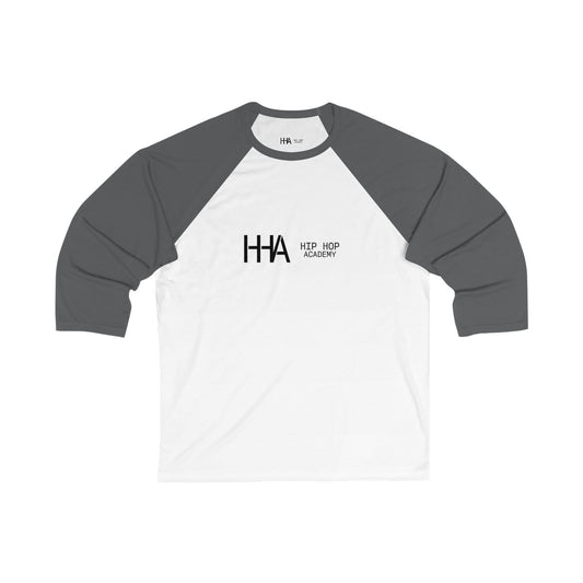 Hip Hop Academy Unisex 3/4 Sleeve Baseball Tee - Stylish and Comfortable