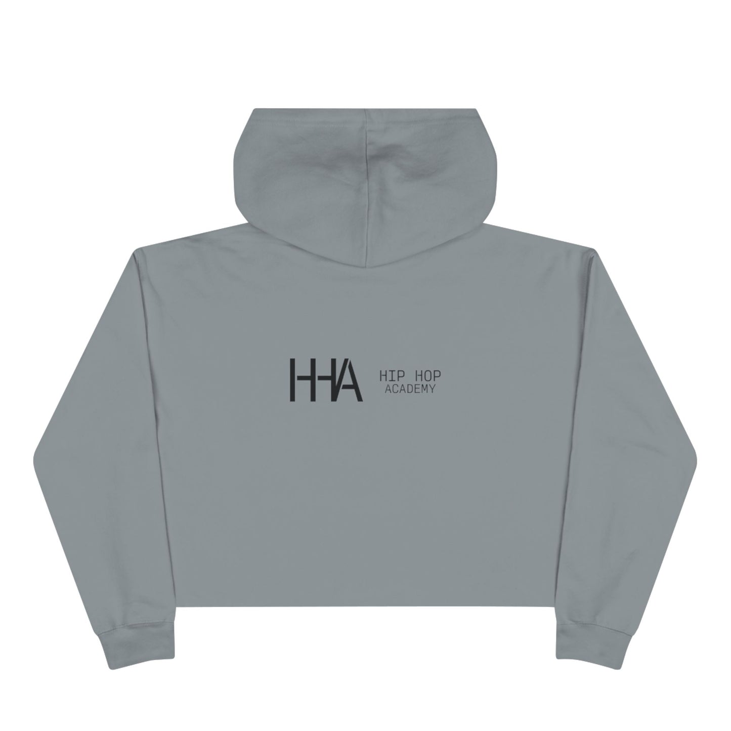 Hip Hop Academy Crop Hoodie - Stylish Streetwear for Music Lovers