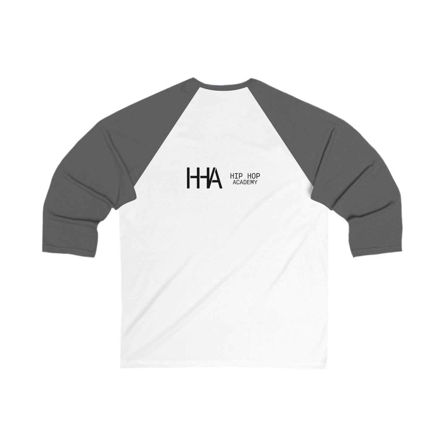 Hip Hop Academy Unisex 3/4 Sleeve Baseball Tee - Stylish and Comfortable