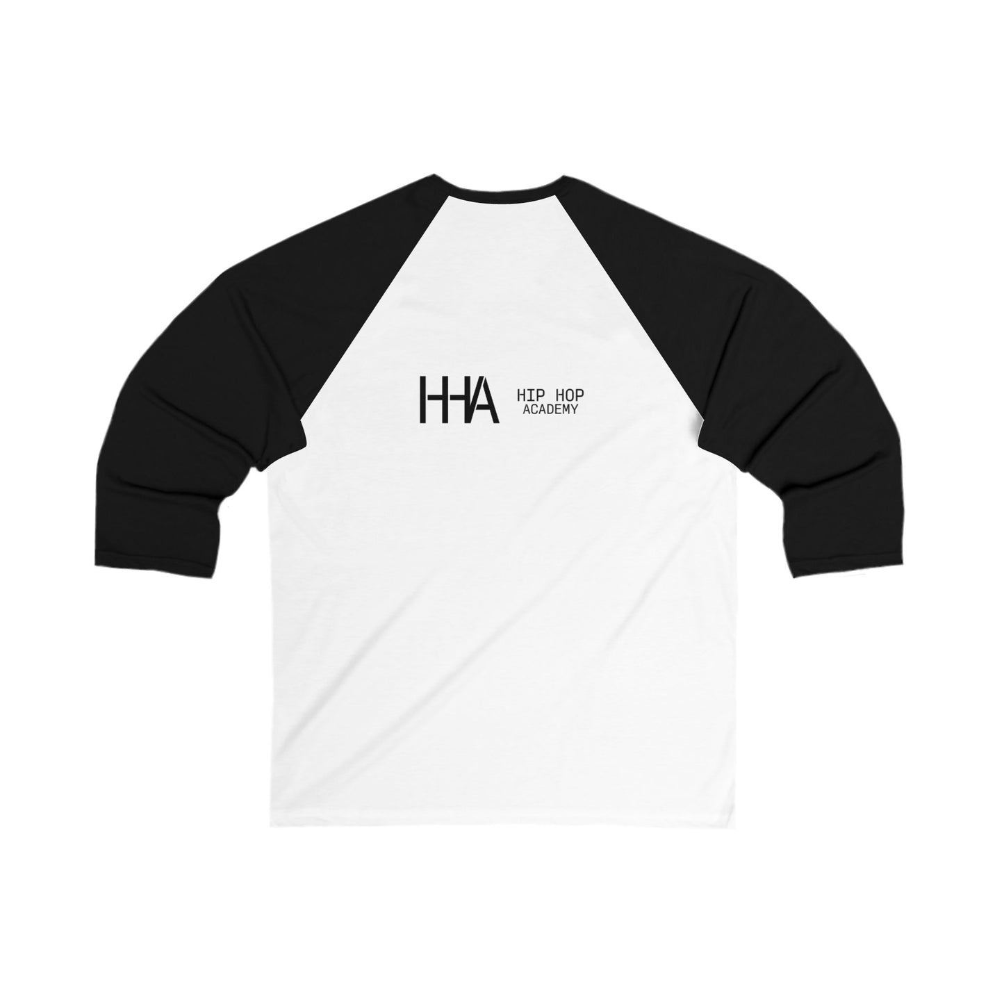 Hip Hop Academy Unisex 3/4 Sleeve Baseball Tee - Stylish and Comfortable