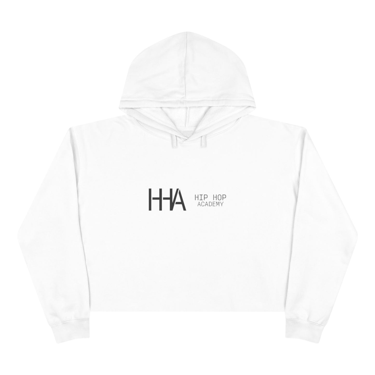 Hip Hop Academy Crop Hoodie - Stylish Streetwear for Music Lovers