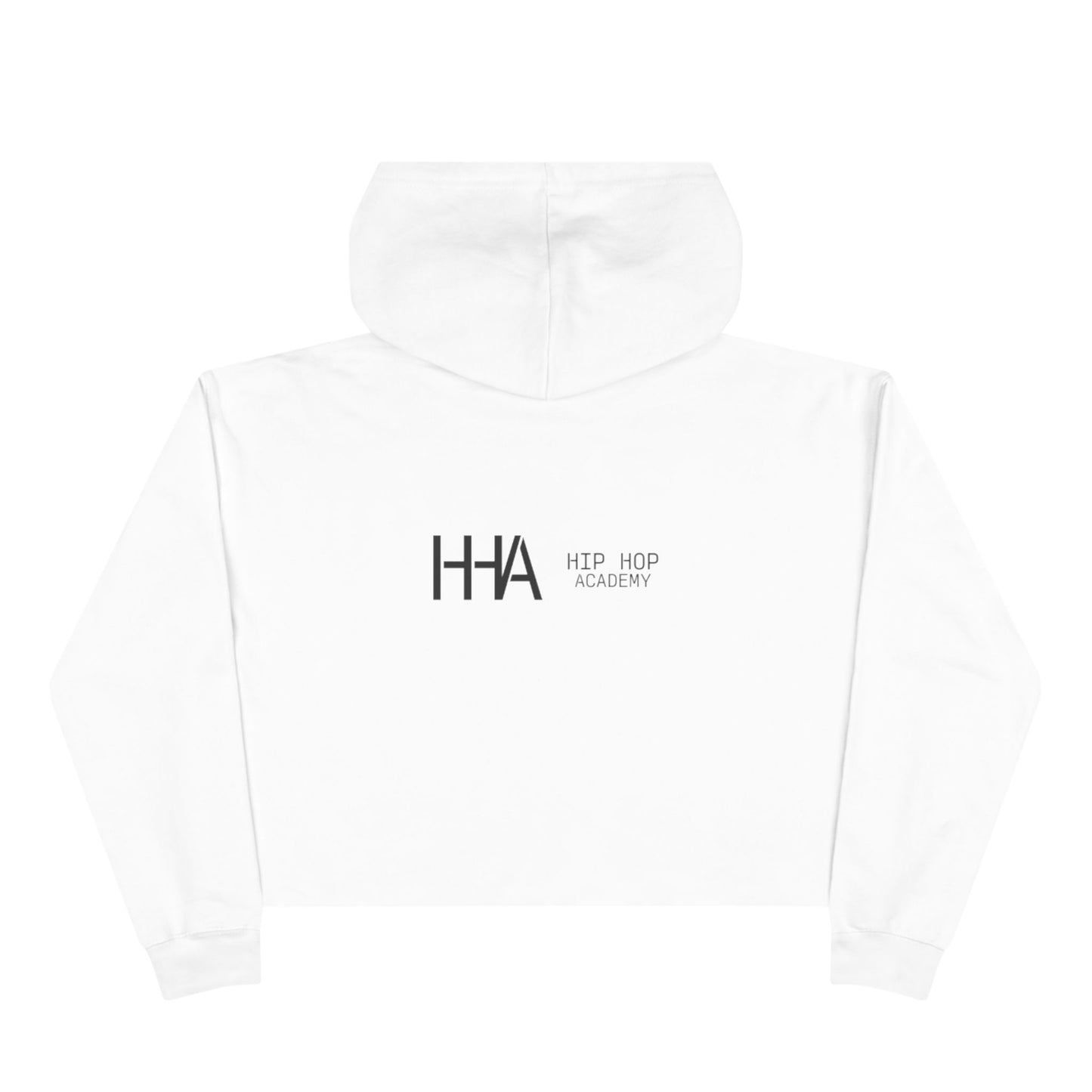 Hip Hop Academy Crop Hoodie - Stylish Streetwear for Music Lovers